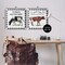 Stupell Industries Spring Farm Dairy Cows 2 pc Canvas Wall Art Set Design by Elena Vladykina